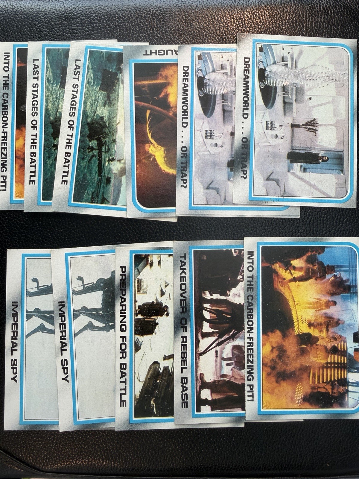 1980 Topps Star Wars Empire Strikes Back 12 Card Lot Vintage Series 2