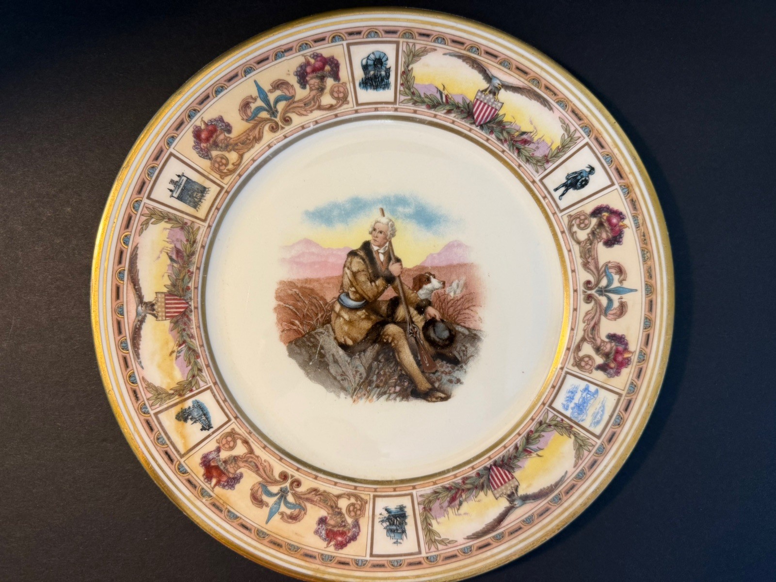 Daniel Boone Hotel Charleston WV 11” Service Plate Lamberton Scammell Vintage Daniel Boone Hotel Charleston WV 11” Service Plate Lamberton Scammell Vintage