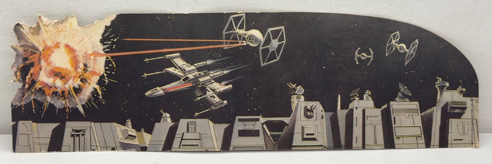 Vtg 1978 Kenner Star Wars Darth Vader TIE Fighter Cardboard Box Insert Part READ Vtg 1978 Kenner Star Wars Darth Vader TIE Fighter Cardboard Box Insert Part READ