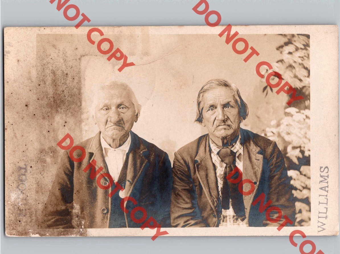 c1908 Two POTAWATOMI Men Native American Indians COVERT Michigan MI RPPC Photo c1908 Two POTAWATOMI Men Native American Indians COVERT Michigan MI RPPC Photo