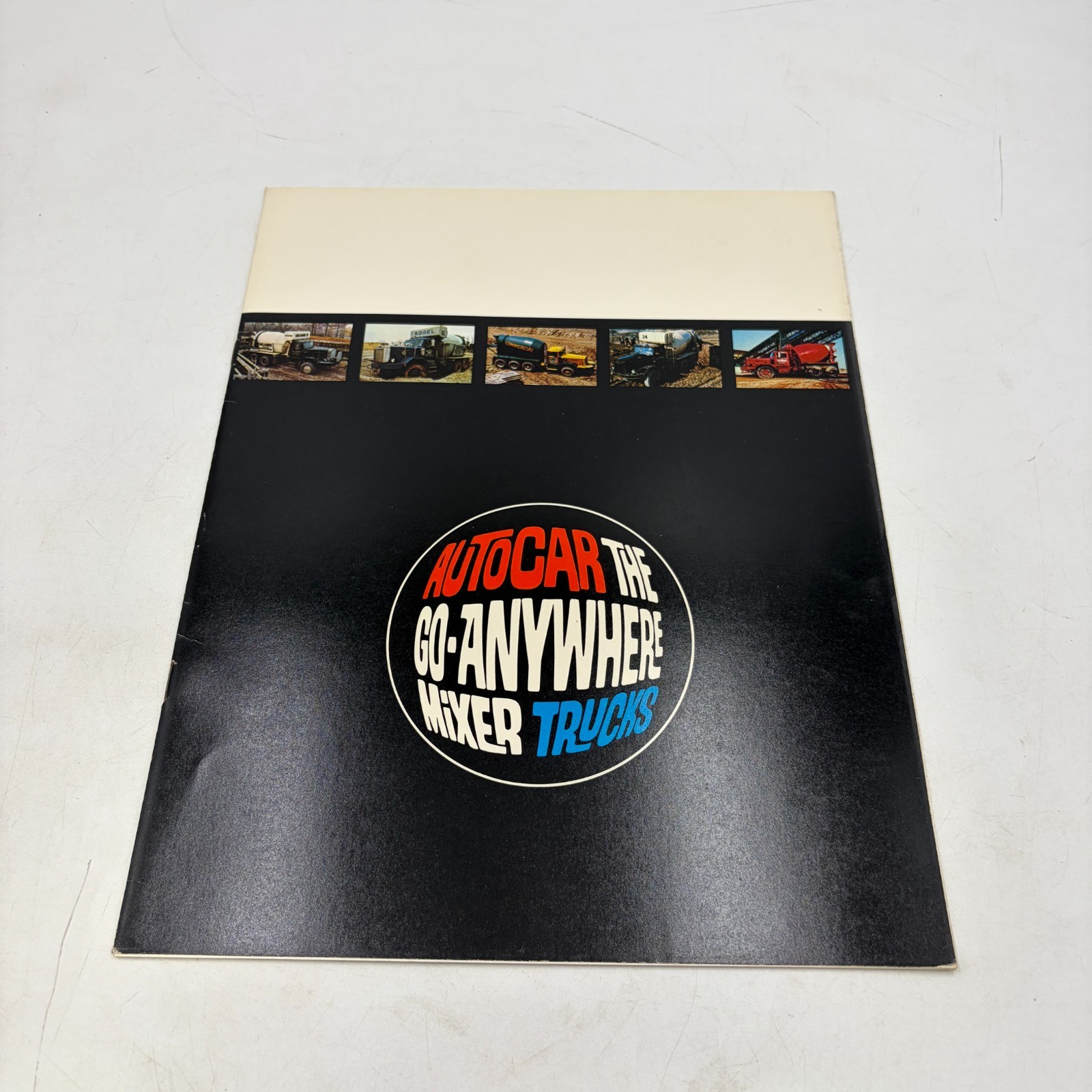 1969 AUTOCAR Heavy Duty MIXER TRUCK 12 Page BROCHURE Catalog Prospekt WHITE