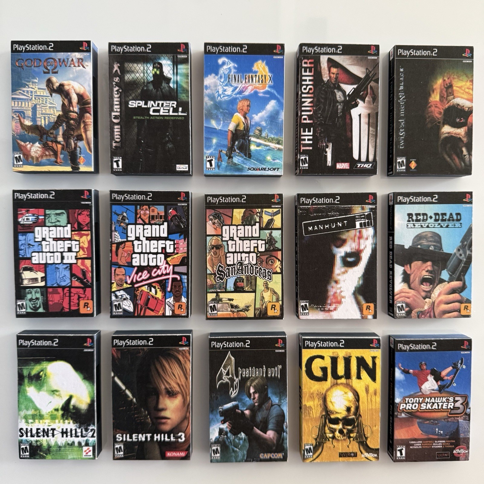 Retro Handmade Playstation 2 PS2 Video Game 3D Refrigerator Magnets Gamer Gifts