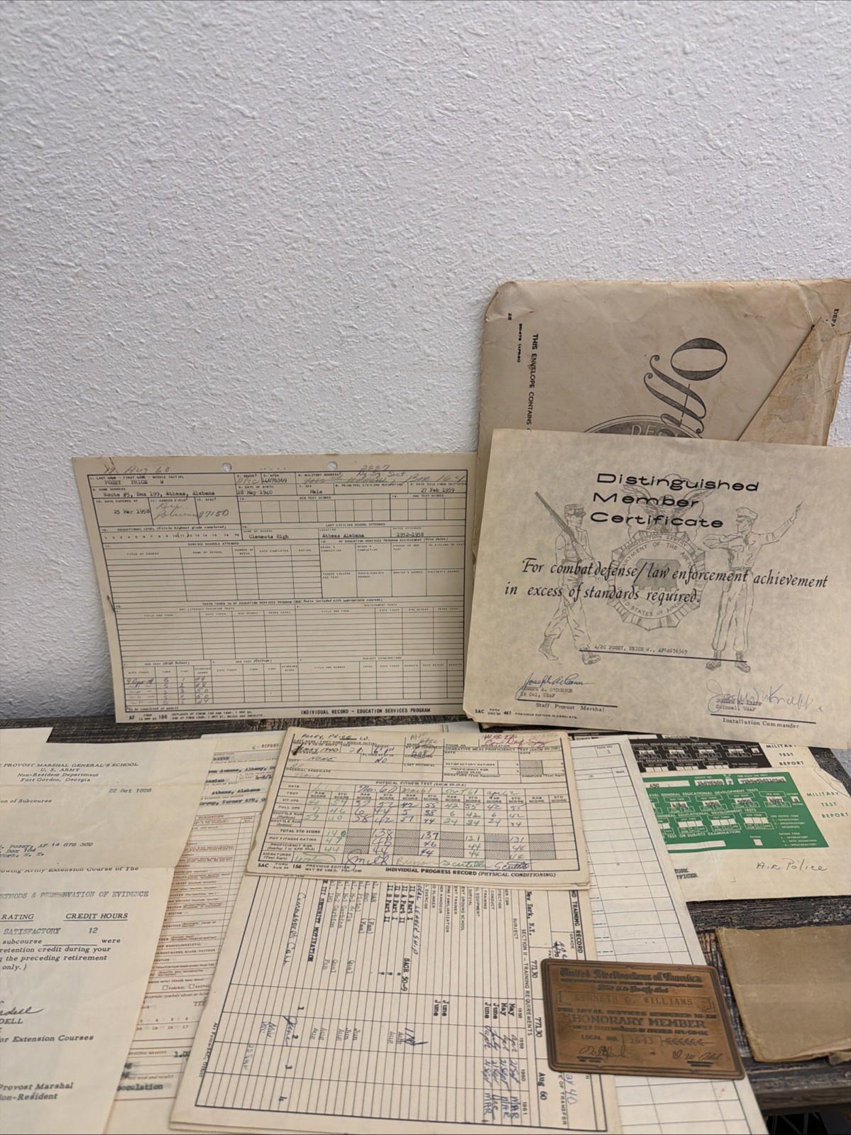 Vintage 1950s-60s US Air Force Historical Archive | Price W. Posey Ephemera Lot