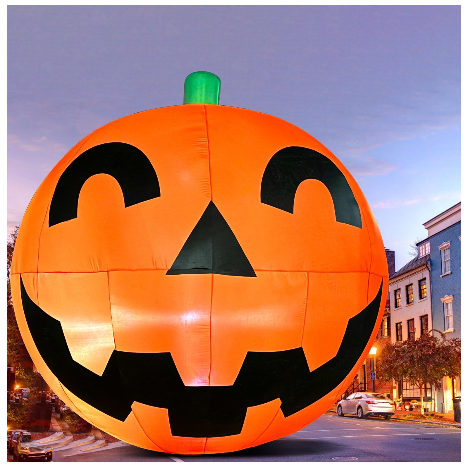 Giant 11.2Ft Halloween Inflatables Pumpkin Decorations, Extra Large Halloween...