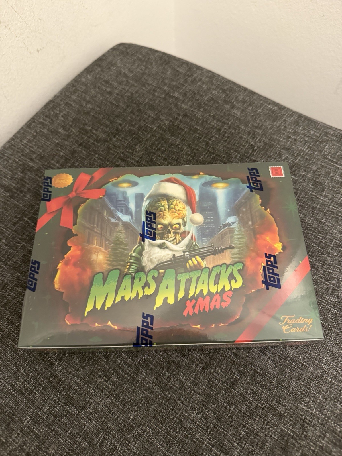 2026 Topps Mars Attacks Christmas Hobby Box NEW Factory Sealed In Hand 2026 Topps Mars Attacks Christmas Hobby Box NEW Factory Sealed In Hand