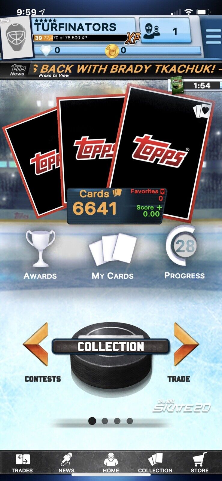 Topps NHL SKATE Card Trader ANY 9 CARDS IN MY ACCOUNT, Your Choice - Digital