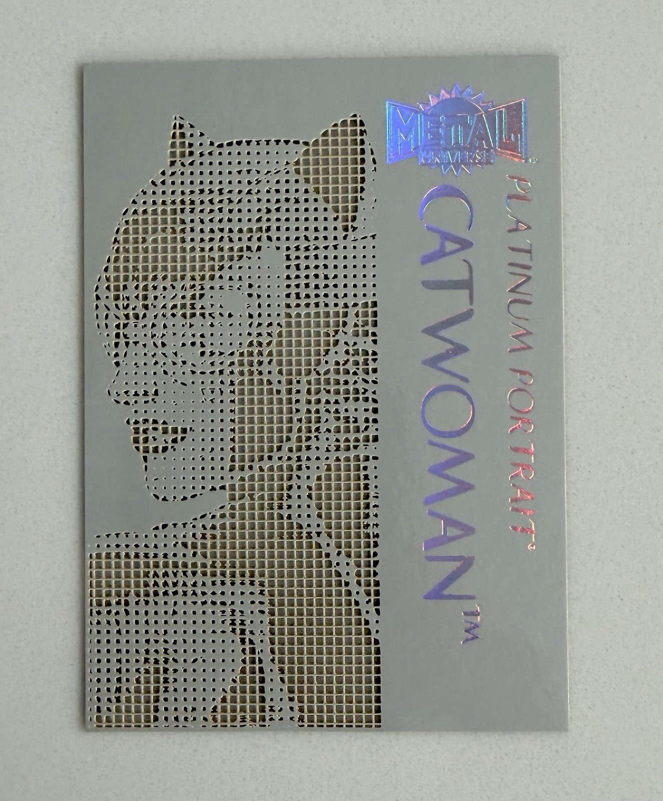 2025 Skybox Metal Universe Batman Platinum Portraits Catwoman #PP-8 π₯ 2025 Skybox Metal Universe Batman Platinum Portraits Catwoman #PP-8 π₯