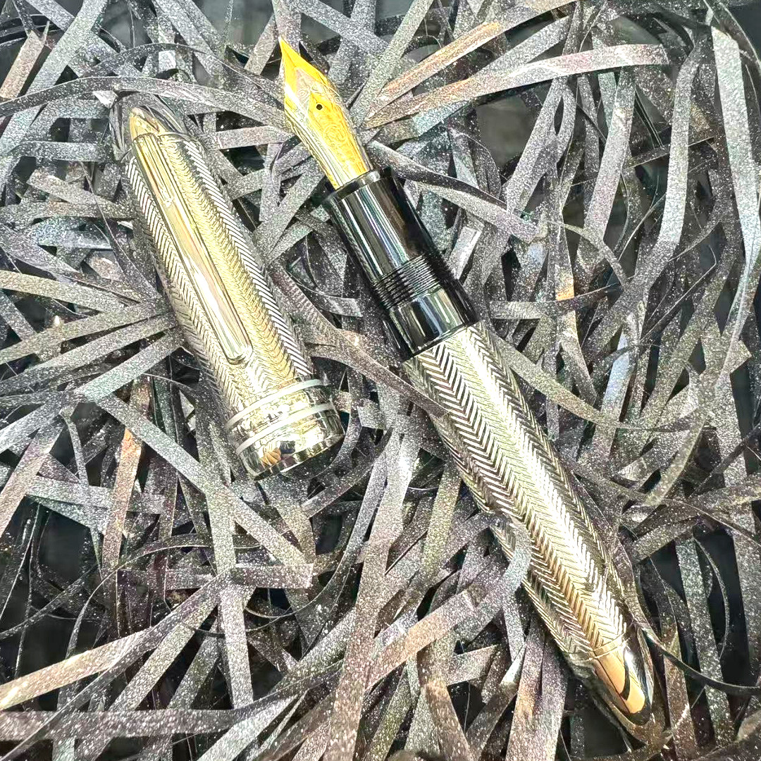 MONTBLANC Meisterstück LeGrand 149 Barley Solitaire Fountain Pen Rare Luxury MONTBLANC Meisterstück LeGrand 149 Barley Solitaire Fountain Pen Rare Luxury