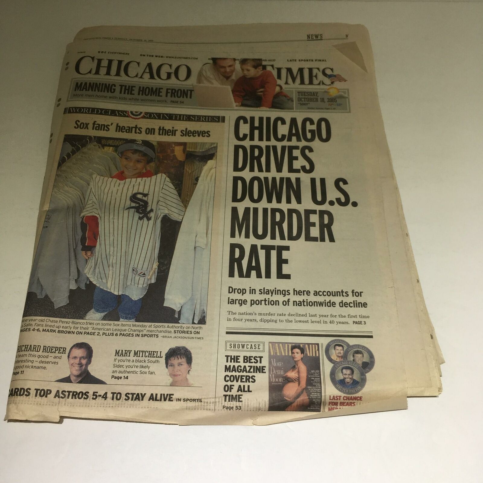 Chicago Sun-Times: Oct 18 2005 Chicago Drives Down U.S Murder Rate