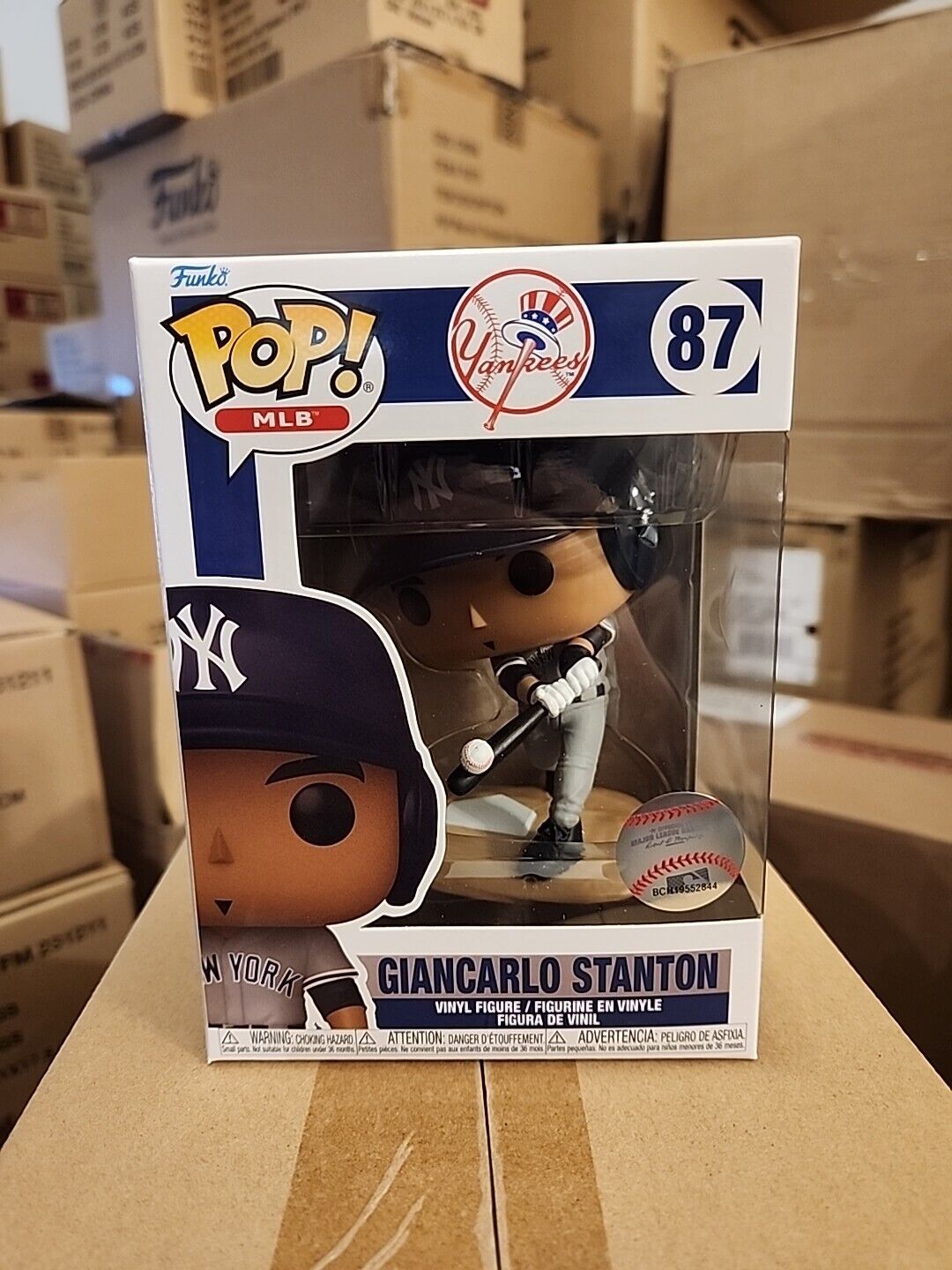 FUNKO POP MLB: NEW YORK Yankees -Giancarlo Stanton #87 - BASEBALL - MINT