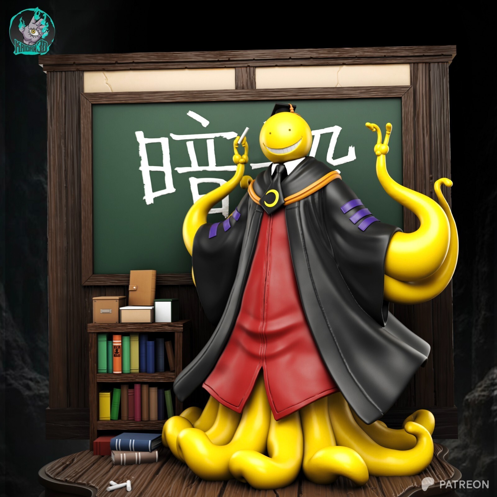 1:8 Koro-Sensei Assassination Classroom Fan Art UNPAINTED Resin Garage Kit