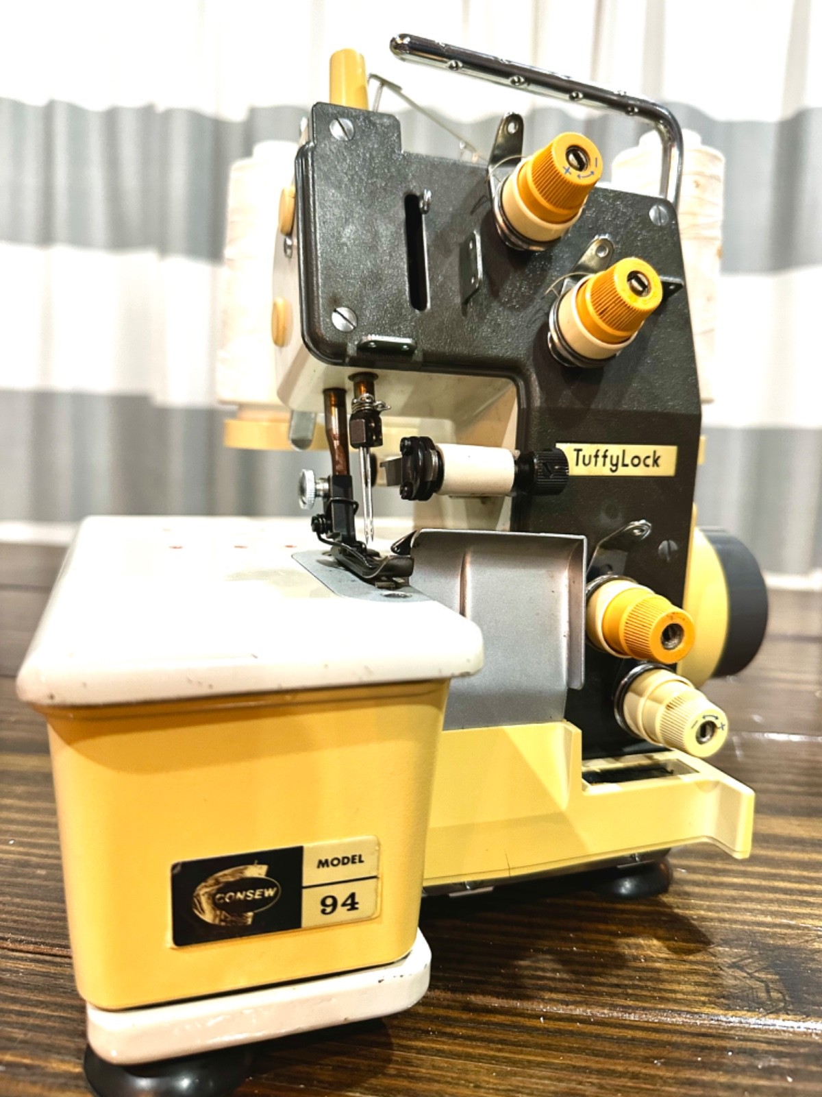 Vintage Consew Tuffy Lock - Model 94 Surger Sewing Machine - Very Good Condition Vintage Consew Tuffy Lock - Model 94 Surger Sewing Machine - Very Good Condition
