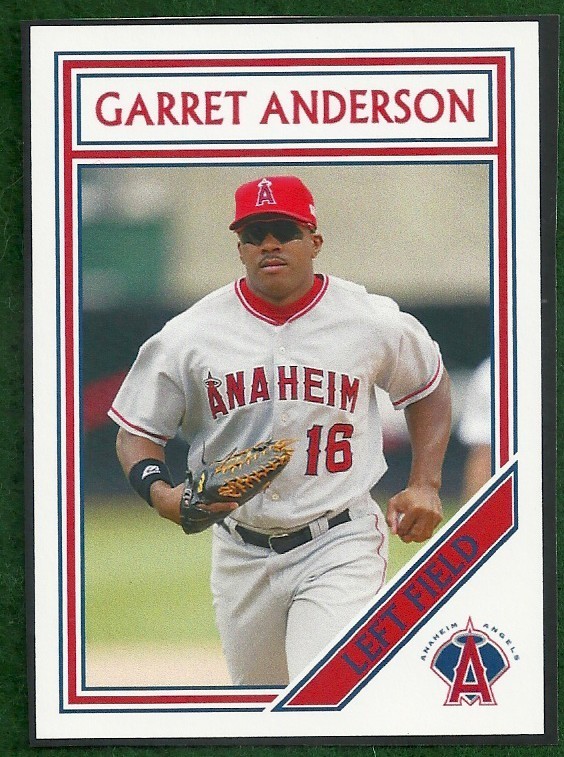 GARRET ANDERSON ANAHEIM ANGELS HIGH QUALITY FRIDGE MAGNET