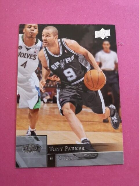 Tony Parker NBA #174 Upper Deck 2009-10 San Antonio Spurs Basketball Card