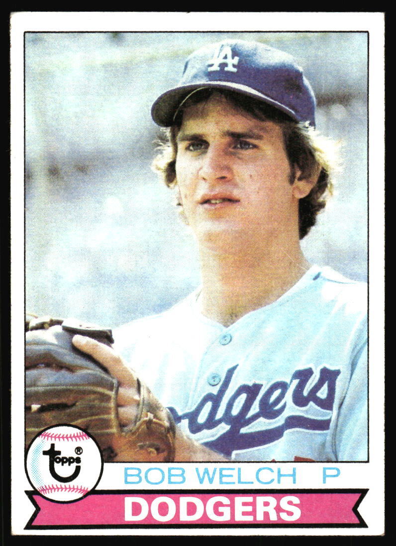 1979 Topps Bob Welch Rookie #318 Los Angeles Dodgers