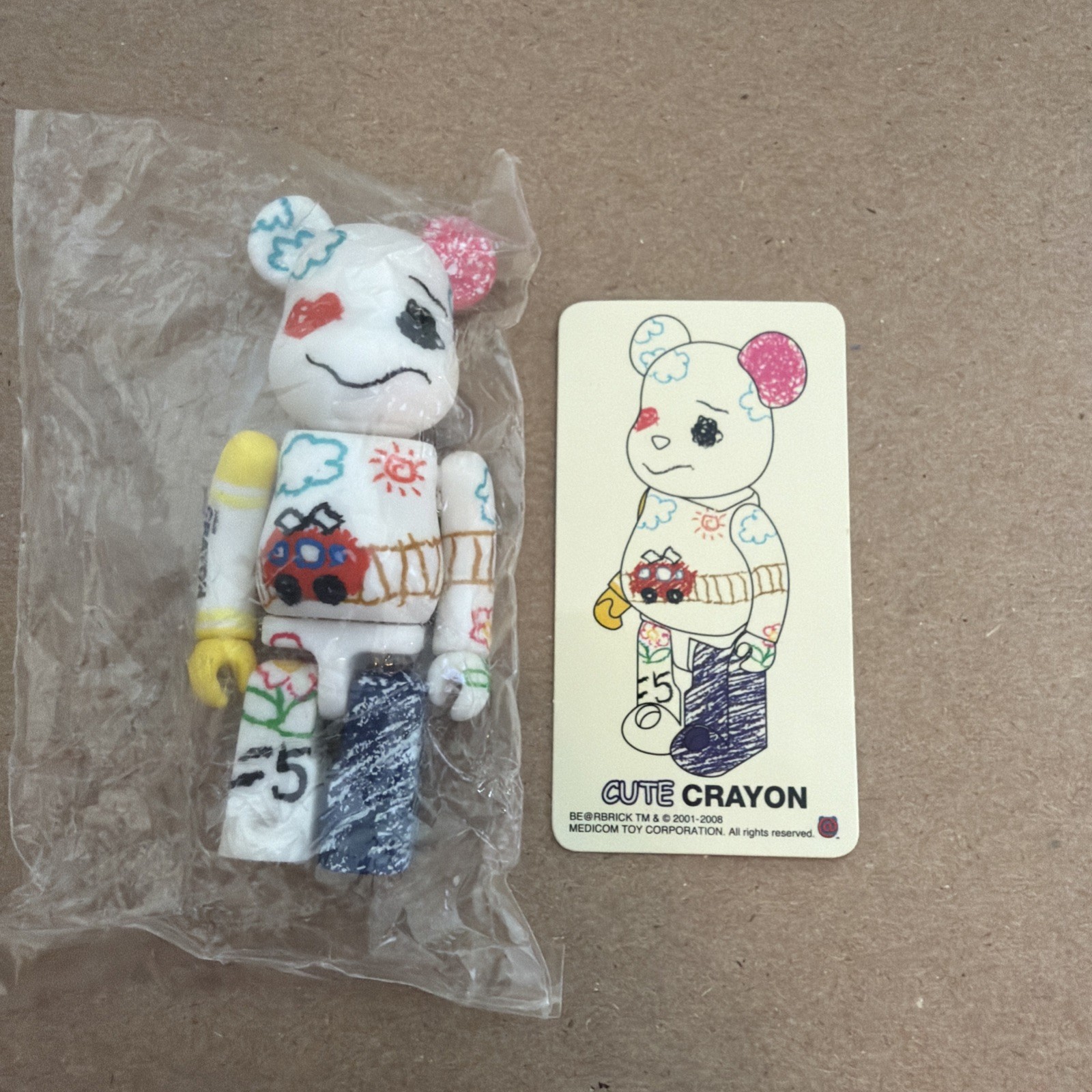 Medicom Toy Bearbrick Series 17 S17 Cute Crayon 100% Be@rbrick US Seller Medicom Toy Bearbrick Series 17 S17 Cute Crayon 100% Be@rbrick US Seller