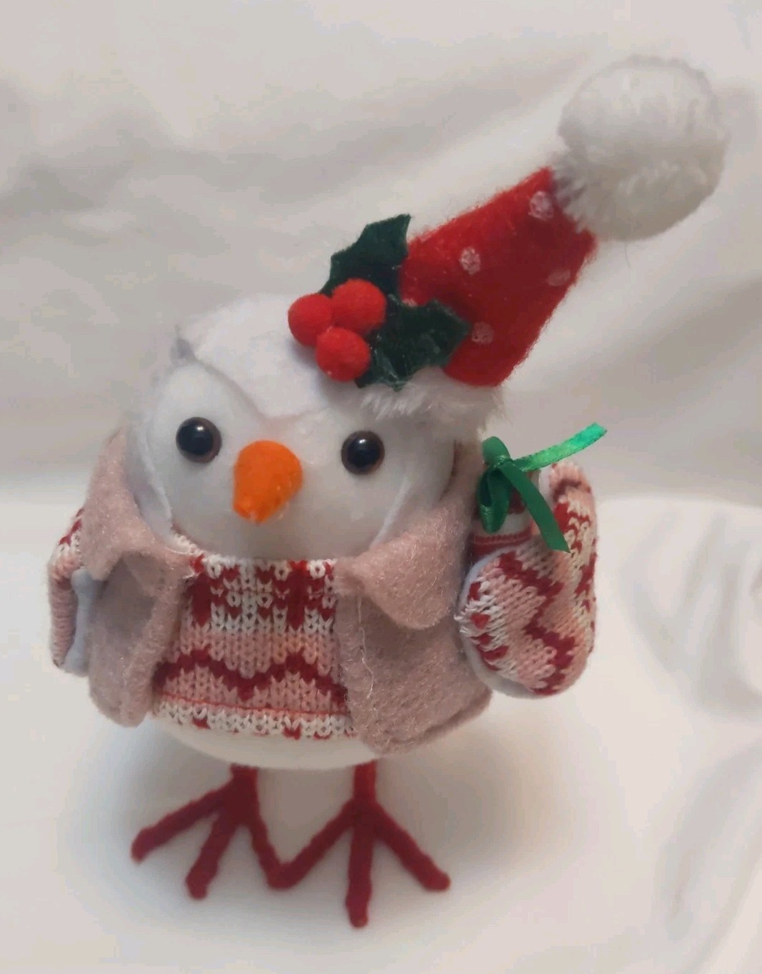 Fabric Bird Holiday Time 2024 Walmart White Fabric Bird with Sweater Pink Jacket Fabric Bird Holiday Time 2024 Walmart White Fabric Bird with Sweater Pink Jacket