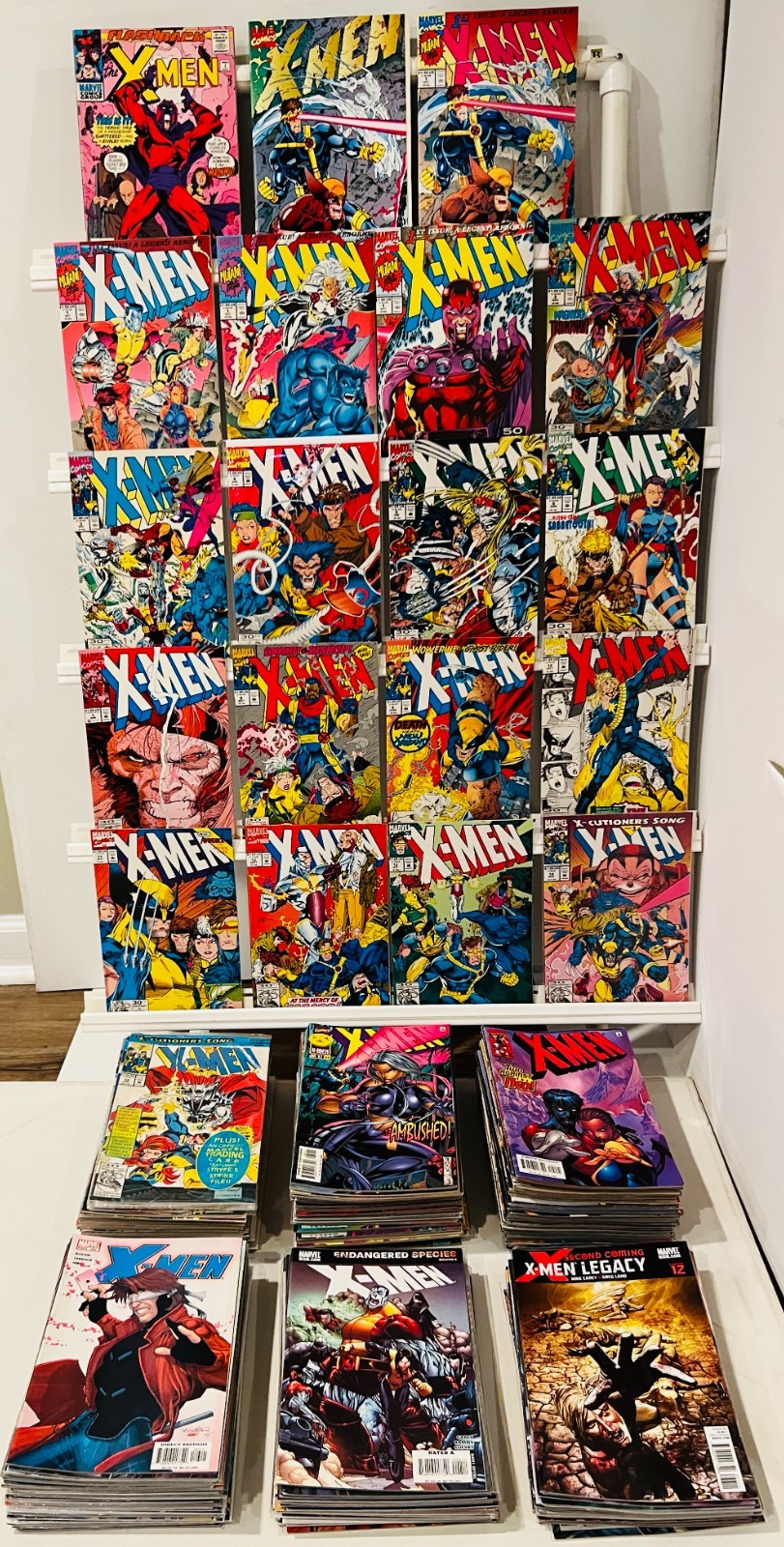 LOT OF 290 X-MEN #1-275 COMPLETE SET (-10) + 1 SHOTS CLAREMONT JIM LEE 1991-2012