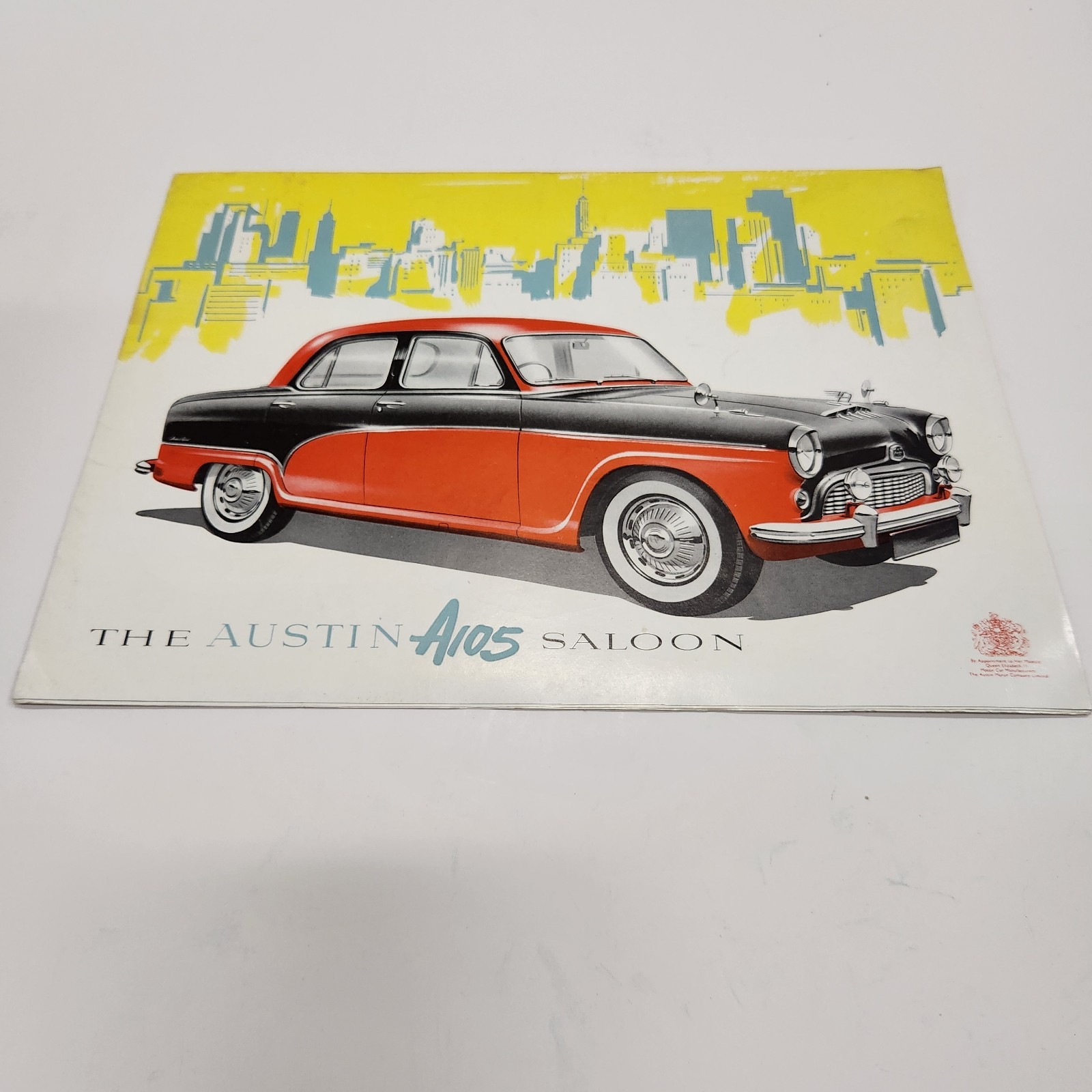 1956 Austin A105 Westminster Saloon Original Vintage Sales Brochure BMC 1956 Austin A105 Westminster Saloon Original Vintage Sales Brochure BMC