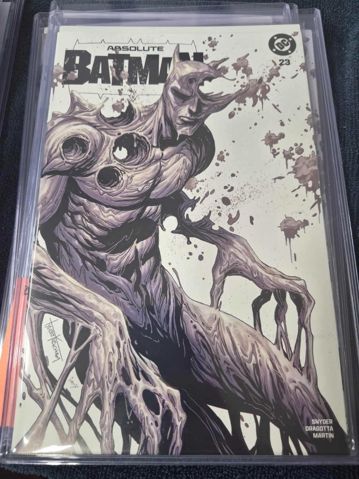 Absolute Batman 23 Tyler Kirkham Clayface Trade $10 FLAT COMBINED SHIPPING Absolute Batman 23 Tyler Kirkham Clayface Trade $10 FLAT COMBINED SHIPPING