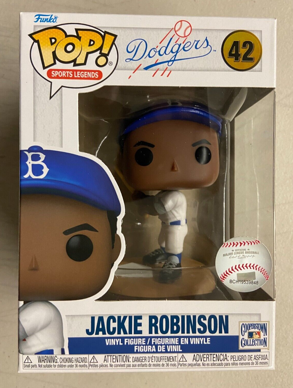 Funko POP MLB Sports Legends Brooklyn Dodgers Jackie Robinson #42