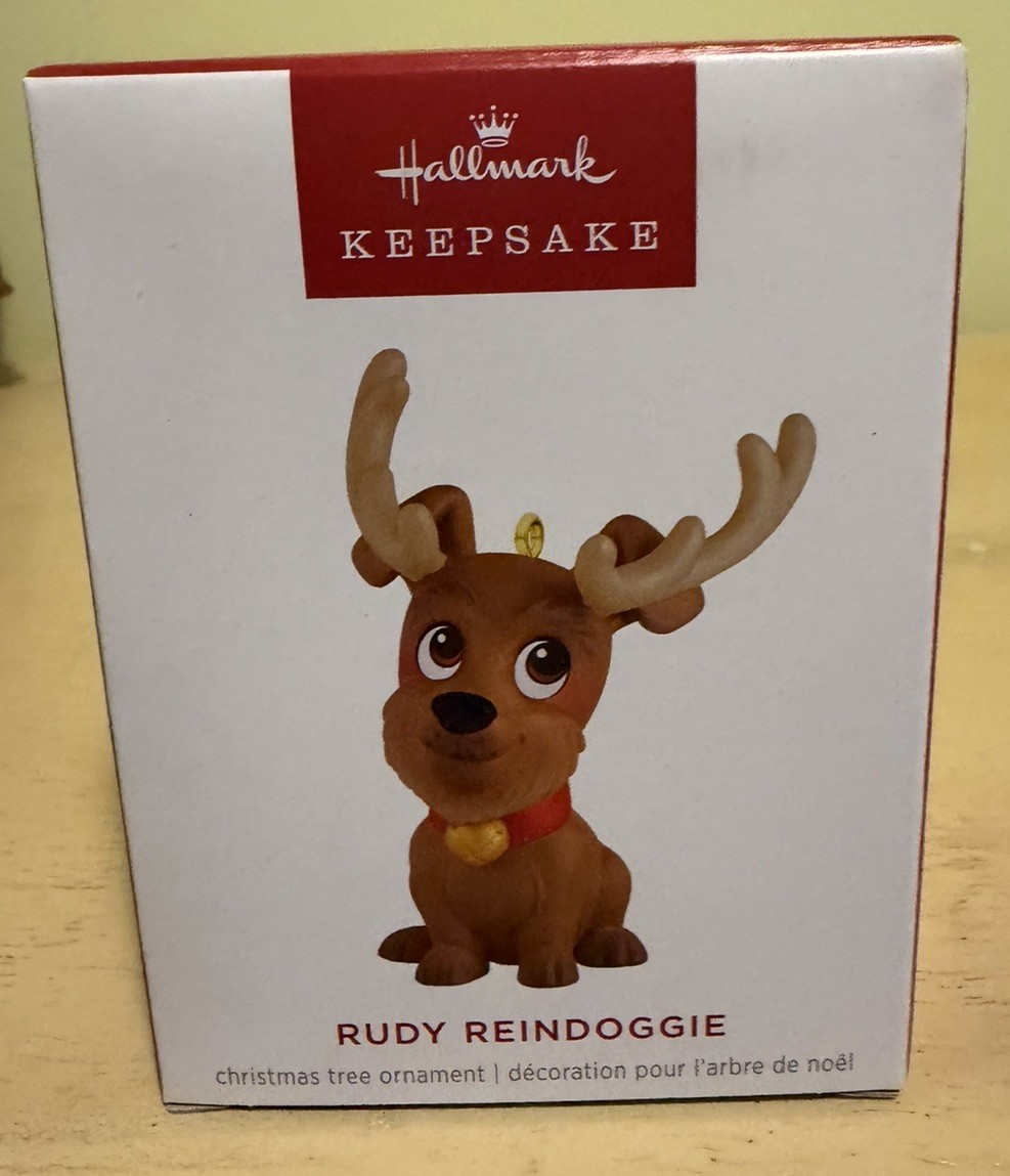 Hallmark 2026 Rudy Reindoggie Keepsake Ornament NEW 10/9/2026 Hallmark 2026 Rudy Reindoggie Keepsake Ornament NEW 10/9/2026