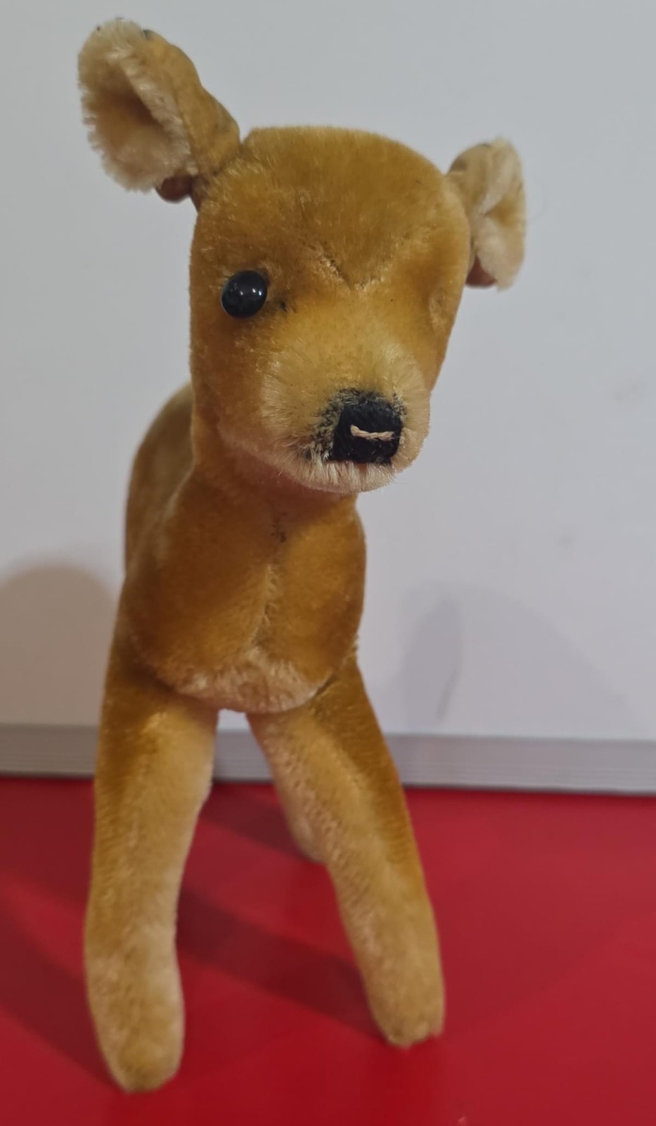 VINTAGE PLUSH STEIFF VELVETEEN MOHAIR FAWN BAMBI DEER VINTAGE PLUSH STEIFF VELVETEEN MOHAIR FAWN BAMBI DEER