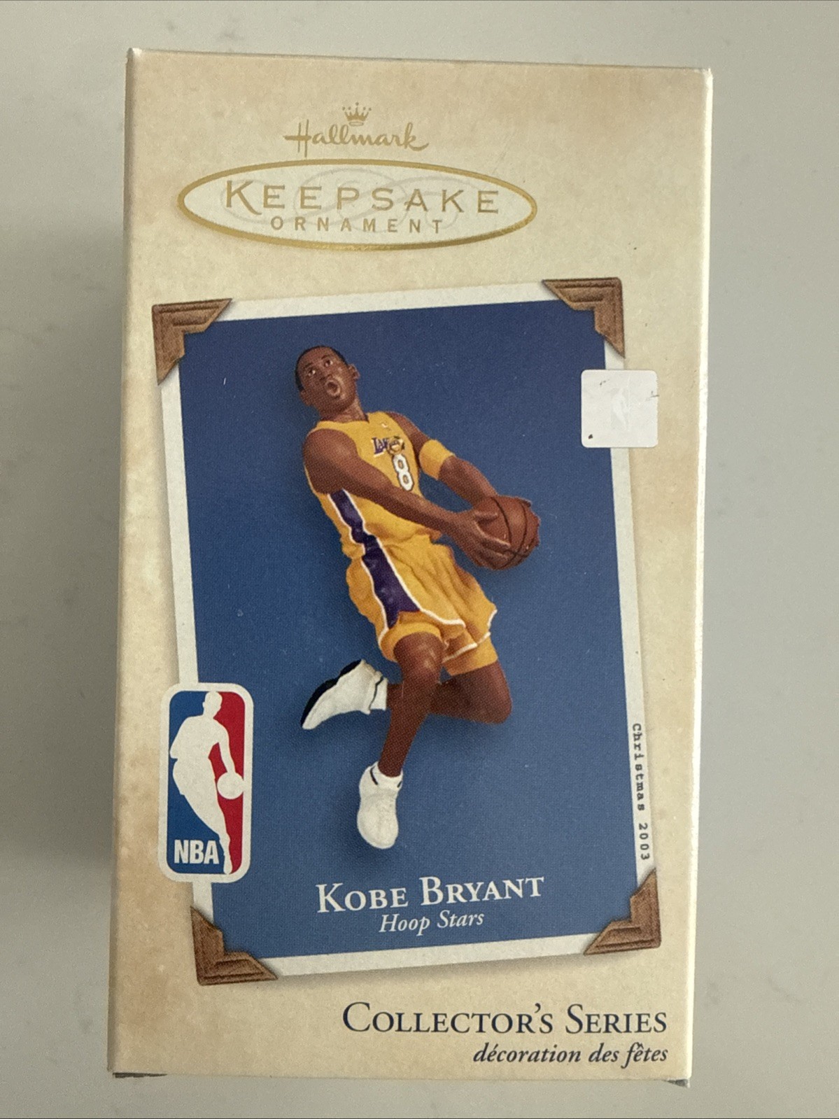 Kobe Bryant 2003 Hallmark Keepsake Ornament - Hoop Stars #9 - NIB Lakers NBA Kobe Bryant 2003 Hallmark Keepsake Ornament - Hoop Stars #9 - NIB Lakers NBA