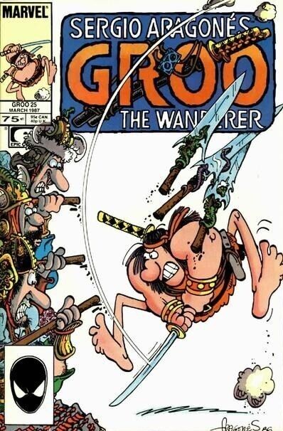 Groo The Wanderer (1985) #25 Direct Market VF-. Stock Image