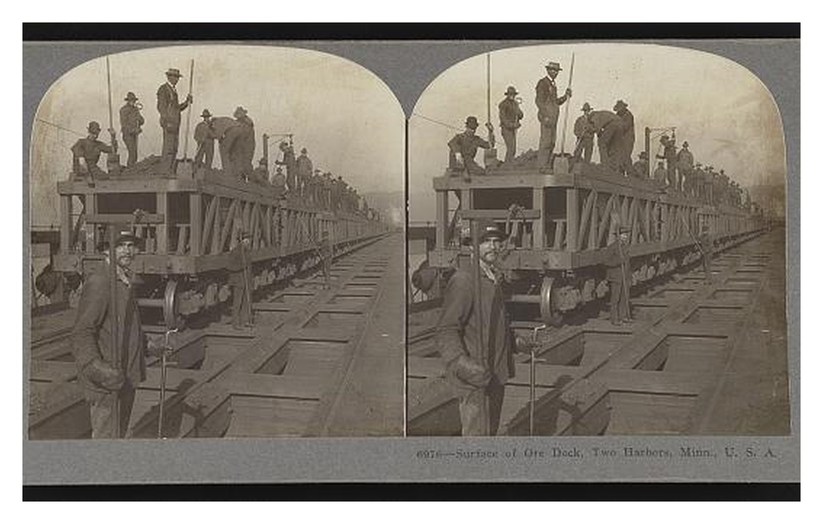 Two Harbors Minnesota Ore Dock Standard Postcard Two Harbors Minnesota Ore Dock Standard Postcard