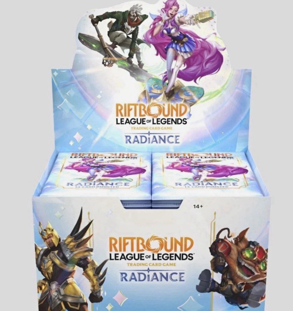 Riftbound League of Legends Radiance Booster Display Box CONFIRMED PRESALE 10/23 Riftbound League of Legends Radiance Booster Display Box CONFIRMED PRESALE 10/23