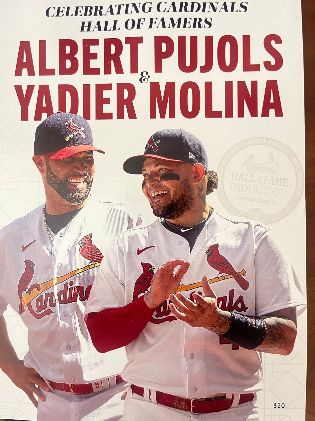 2026 ST. LOUIS CARDINALS YEARBOOK PUJOLS MOLINA WORLD SERIES CHAMPS HALL OF FAME 2026 ST. LOUIS CARDINALS YEARBOOK PUJOLS MOLINA WORLD SERIES CHAMPS HALL OF FAME