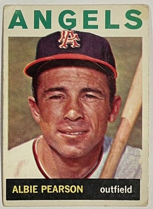 1964 Topps Albie Pearson #110 MLB Baseball Card Los Angeles Angels Vintage