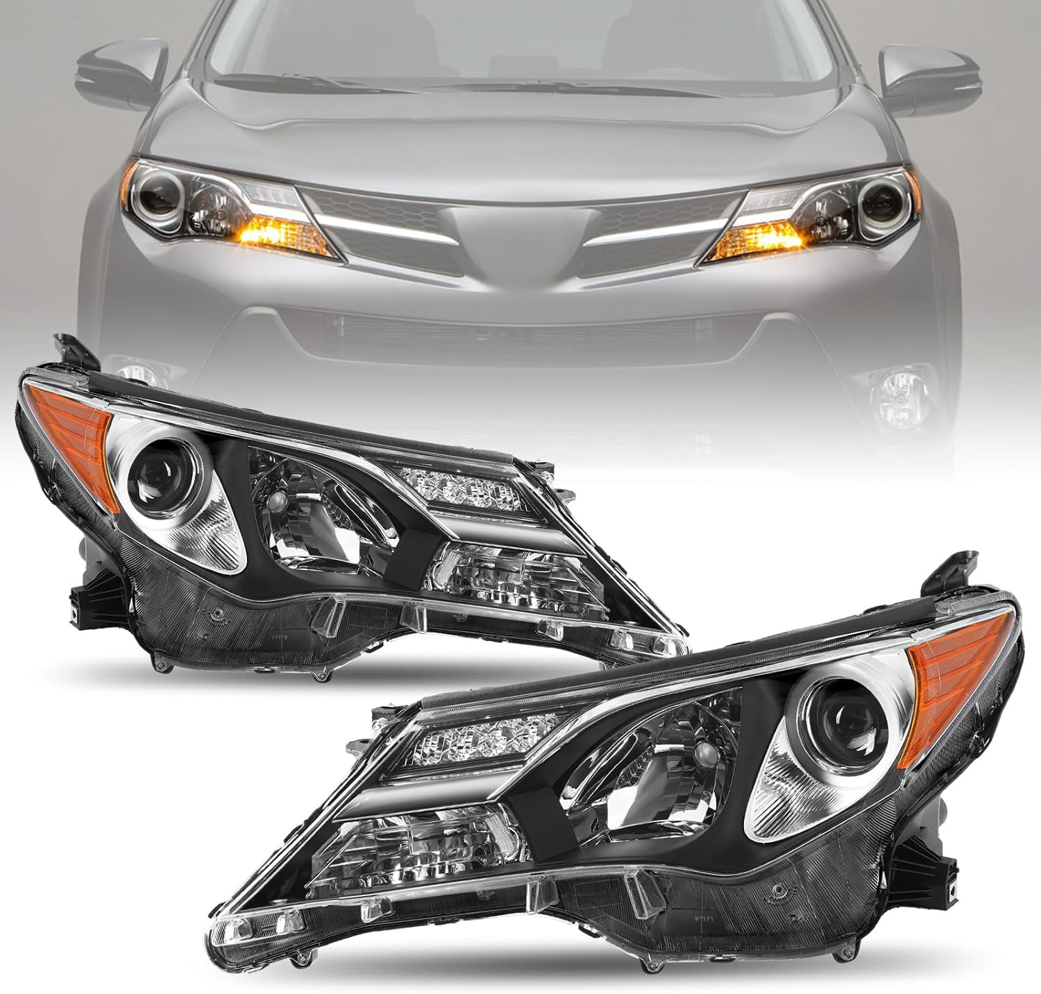 Halogen Headlight Assembly Fit for 2013-2015 Toyota RAV4 RAV-4 Halogen Headlight Assembly Fit for 2013-2015 Toyota RAV4 RAV-4