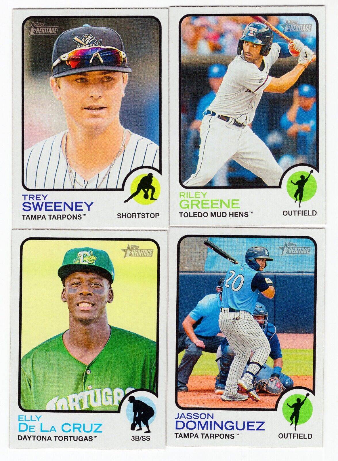 2022 Topps Heritage Minor League Base & SPs #1-220 Complete Your Set ~ You Pick