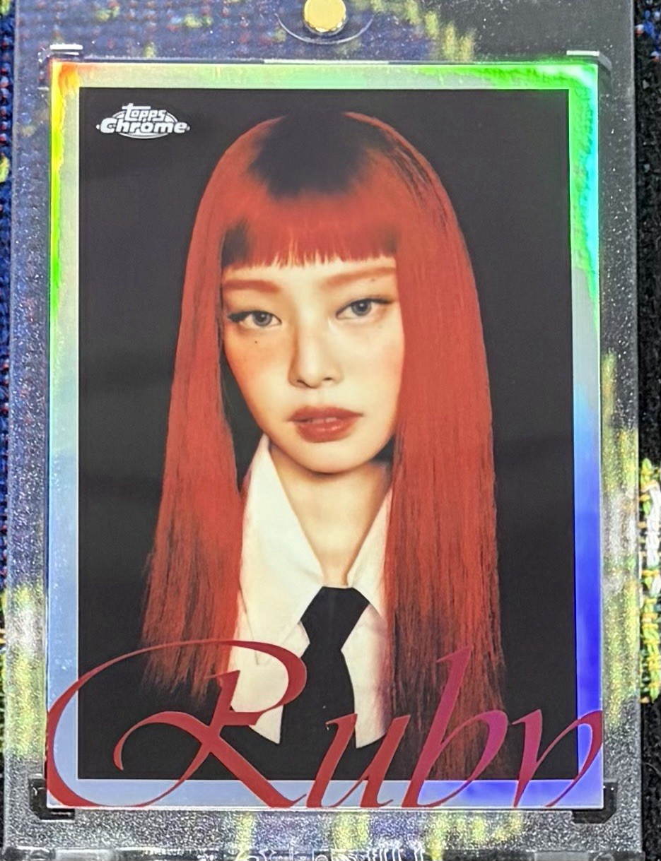 2026 Topps Chrome x Jennie Card #RSP2 Blackpink K POP RUBY SP #2 Short Print 2026 Topps Chrome x Jennie Card #RSP2 Blackpink K POP RUBY SP #2 Short Print