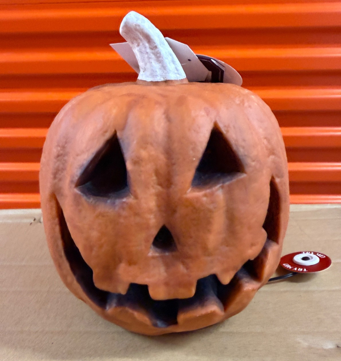 Gemmy 9” Talking Pumpkin Animatronic Halloween Prop JACK O LANTERN NEW
