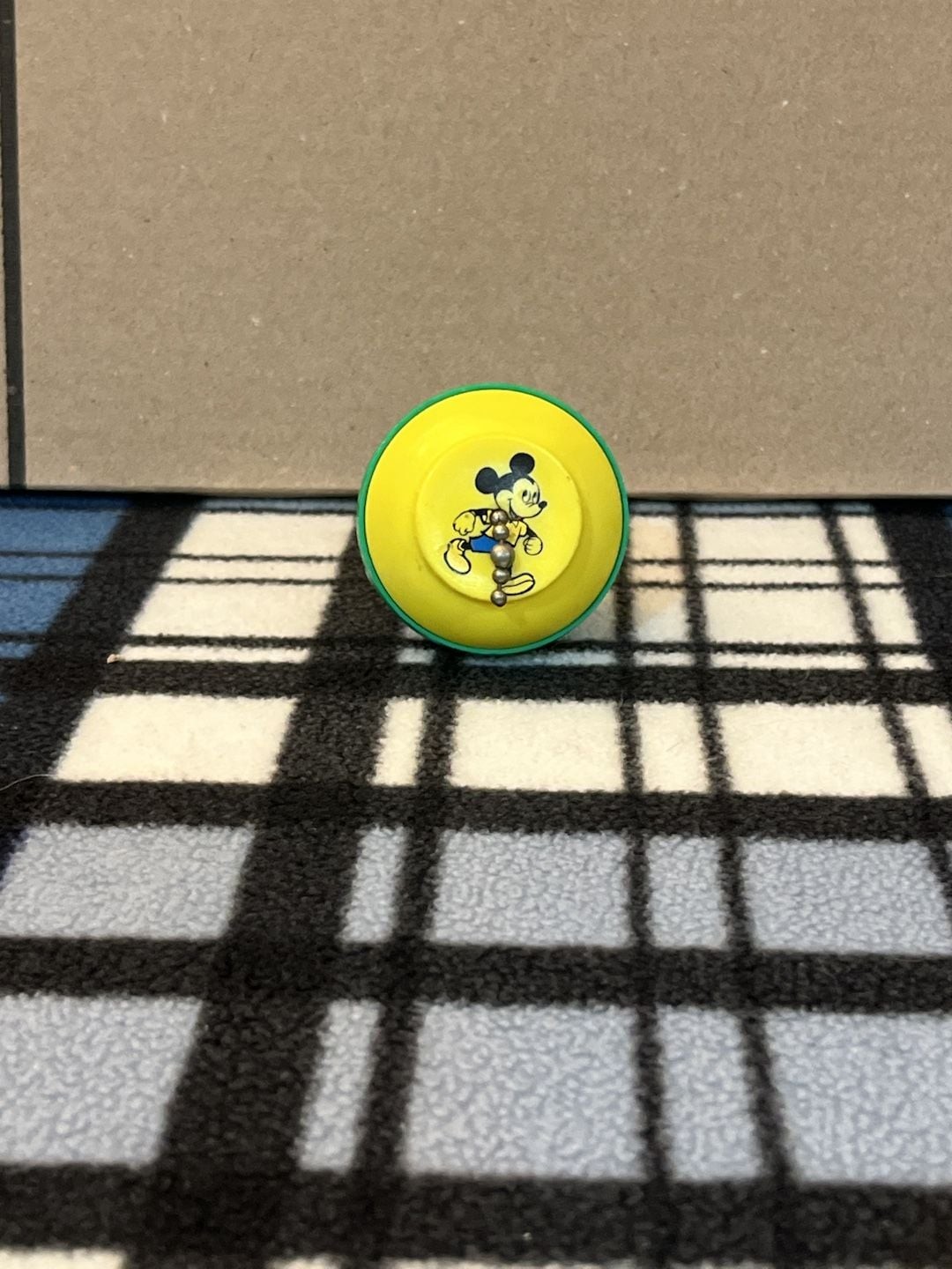 Vintage Disney Mickey Mouse Plastic Spinning Toy