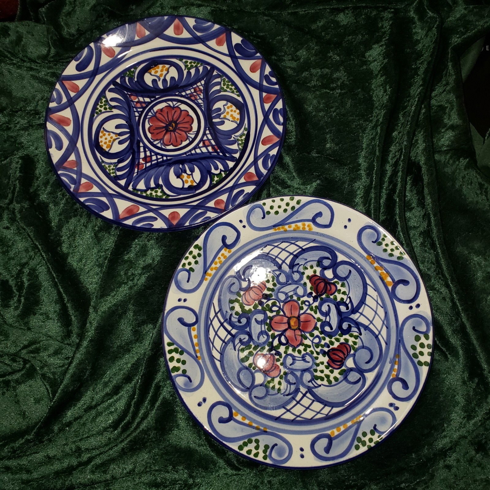 VINTAGE SPANISH PLATES BY HNOS MARTINEZ WALL ART 10