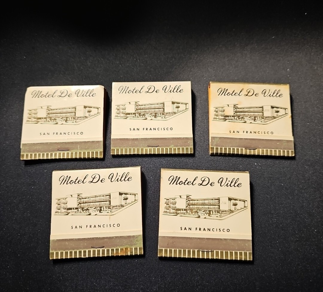 Hotel De Ville San Francisco Matchbooks Vintage Hotel De Ville San Francisco Matchbooks Vintage