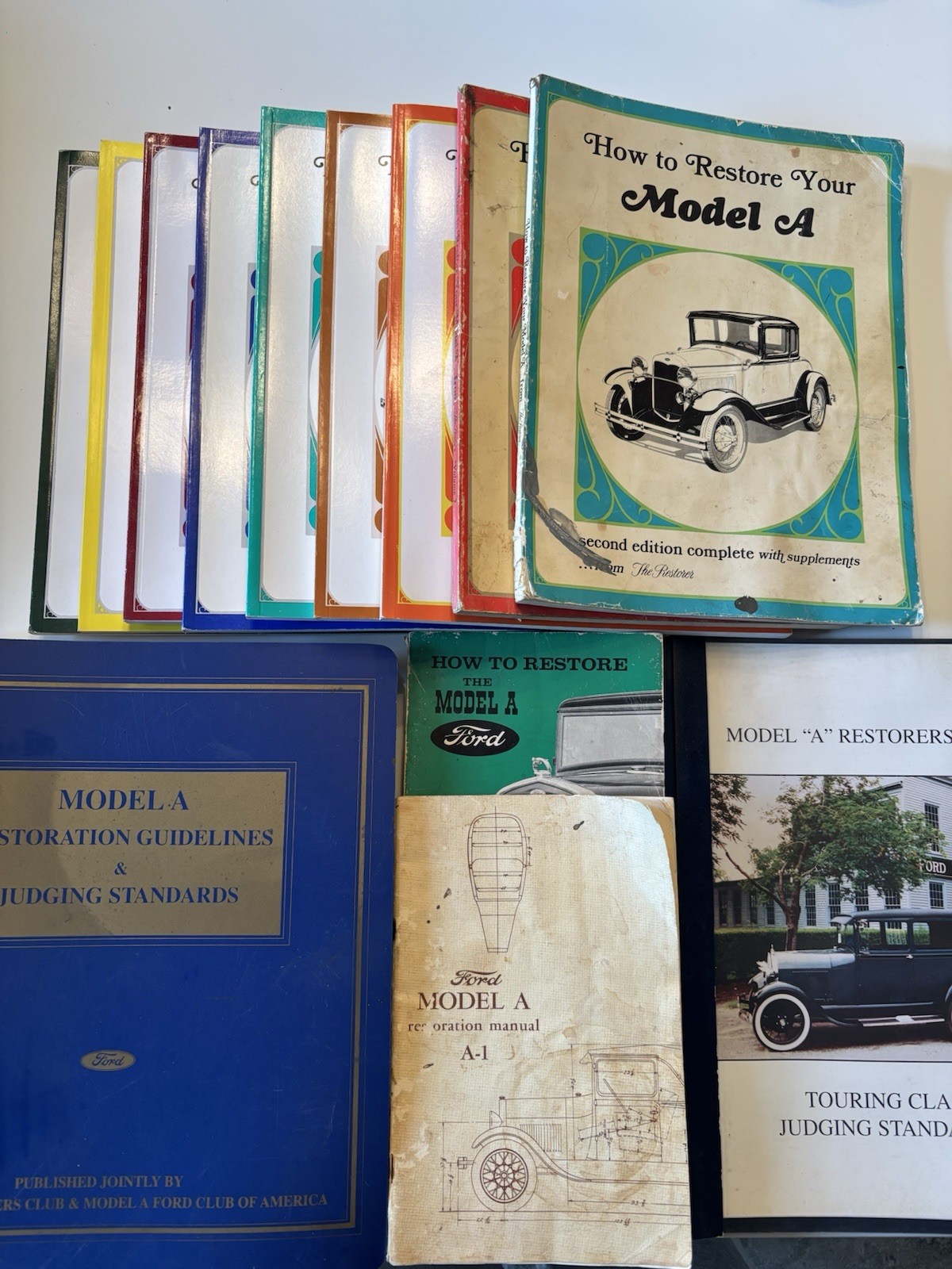 RARE Complete Set Manuals Books How To Restore Ford Model A Car Volume 1-9 Judge RARE Complete Set Manuals Books How To Restore Ford Model A Car Volume 1-9 Judge