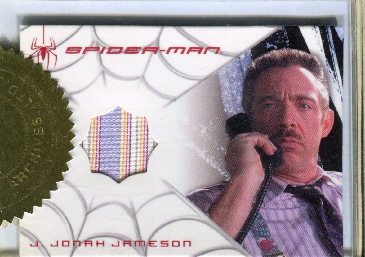 Spider-Man 3 J.K. Simmons as J. Jonah Jameson Case Topper Shirt Costume Card