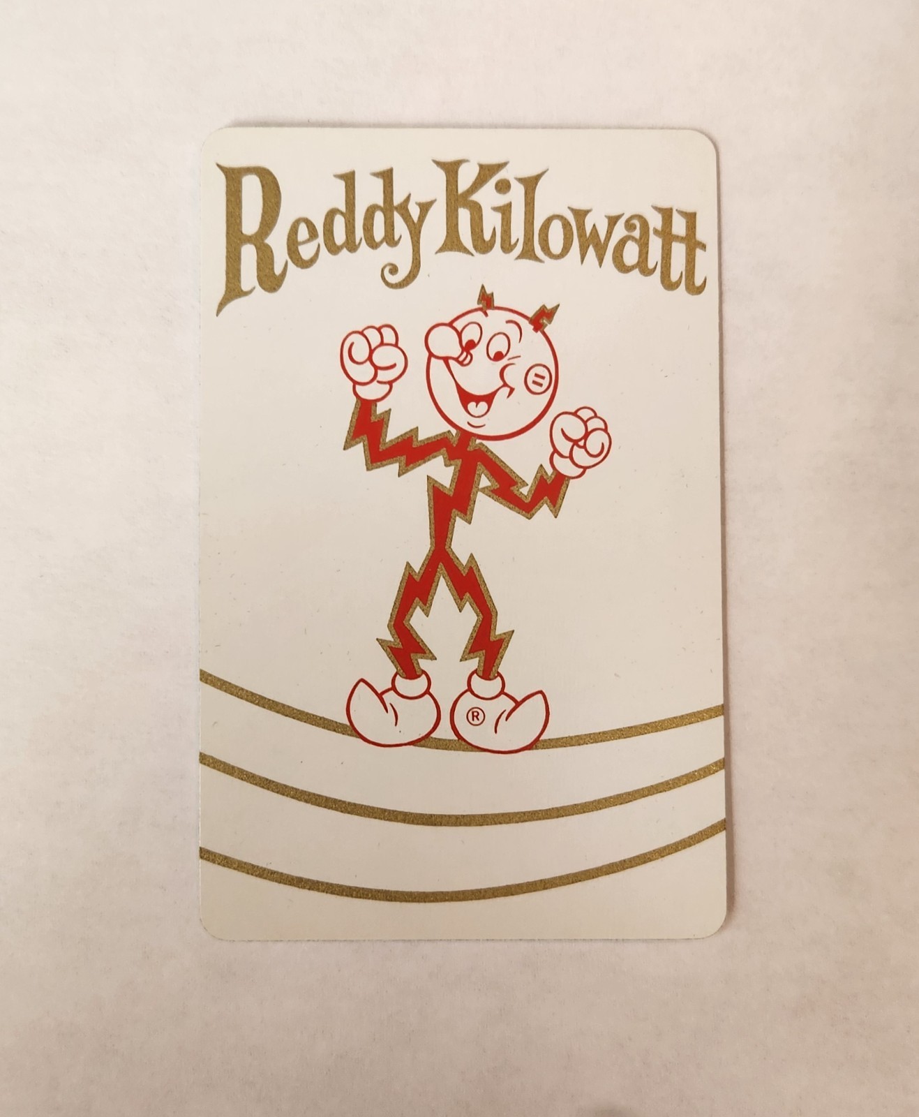 Reddy Kilowatt Playing Card - 1ea. - Vintage