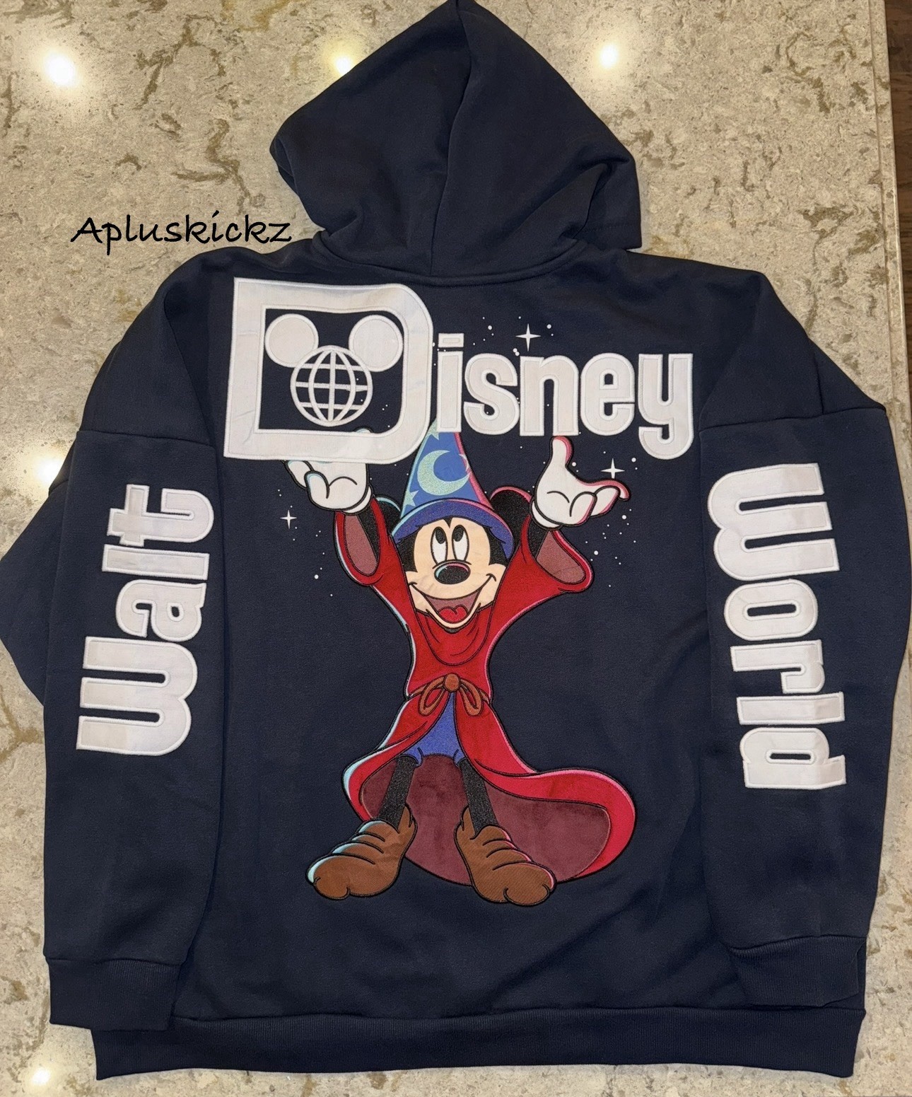 2025 Walt Disney World Sorcerer Mickey Zip Hoodie Sweatshirt Navy ALL SIZES NWT 2025 Walt Disney World Sorcerer Mickey Zip Hoodie Sweatshirt Navy ALL SIZES NWT