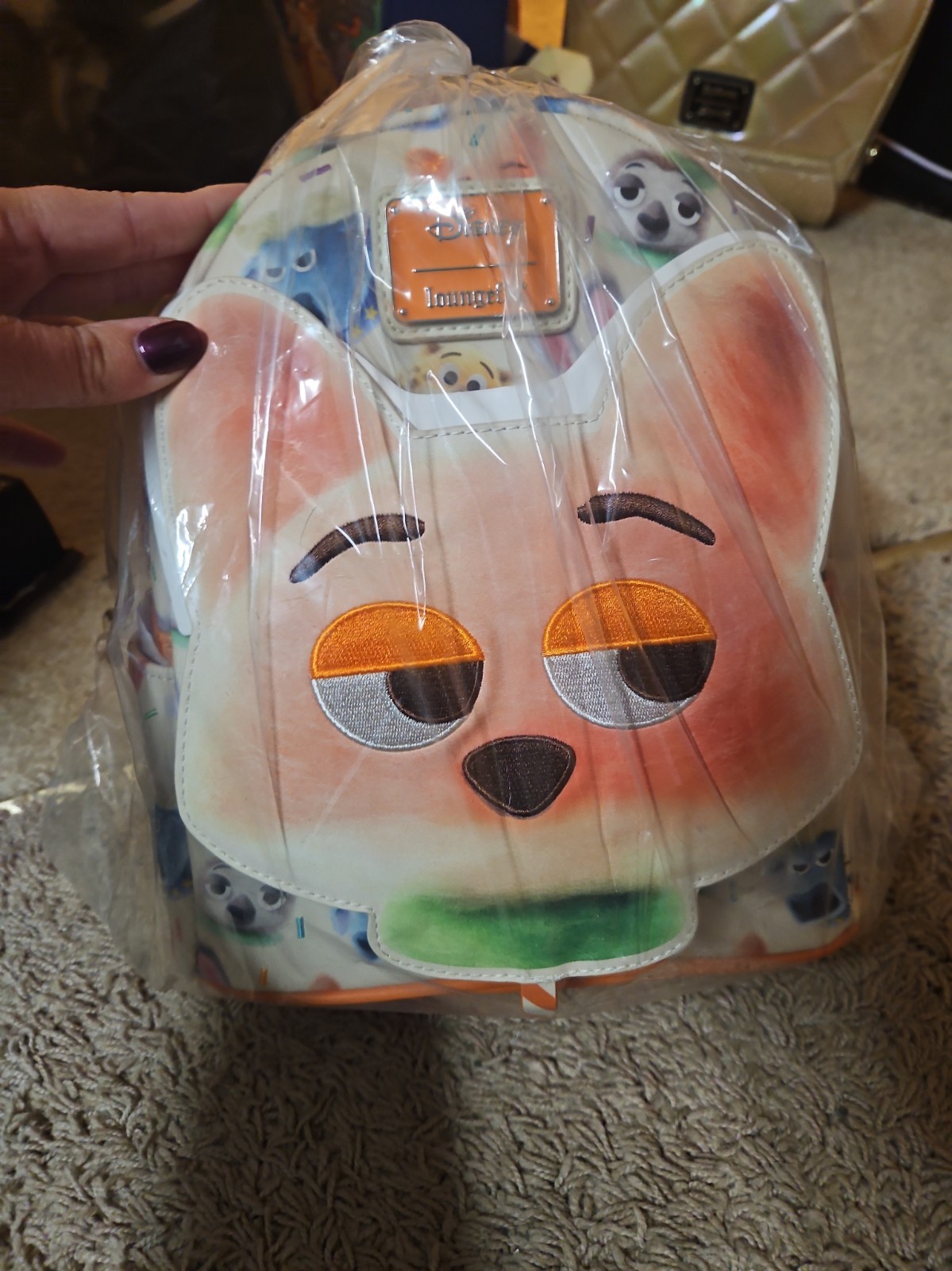 Loungefly Disney Zootopia 2 - Nick Wilde Cotton Candy Cosplay Mini Backpack Loungefly Disney Zootopia 2 - Nick Wilde Cotton Candy Cosplay Mini Backpack