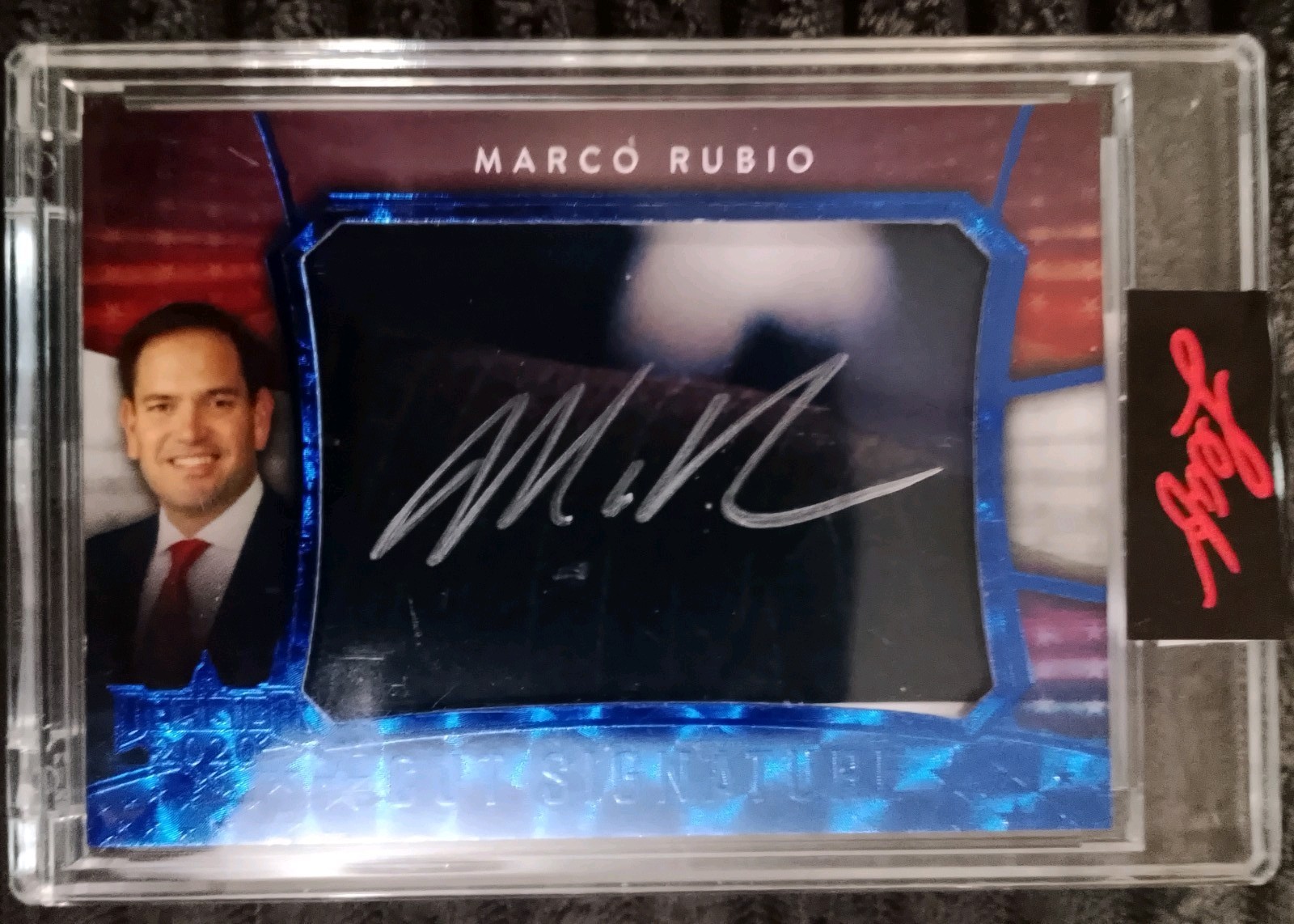 Decision 2020 Cut Auto Marco Rubio Blue 2/5 Very Rare Card Decision 2020 Cut Auto Marco Rubio Blue 2/5 Very Rare Card