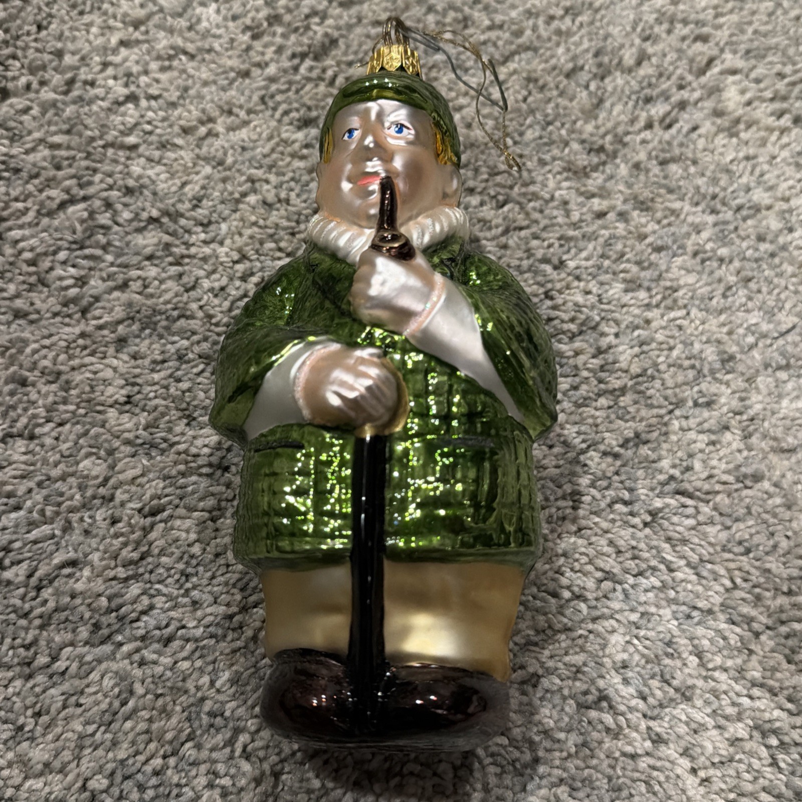 Vintage Sherlock Holmes Polonaise Kurt Adler Glass Christmas Ornament Rare Vintage Sherlock Holmes Polonaise Kurt Adler Glass Christmas Ornament Rare