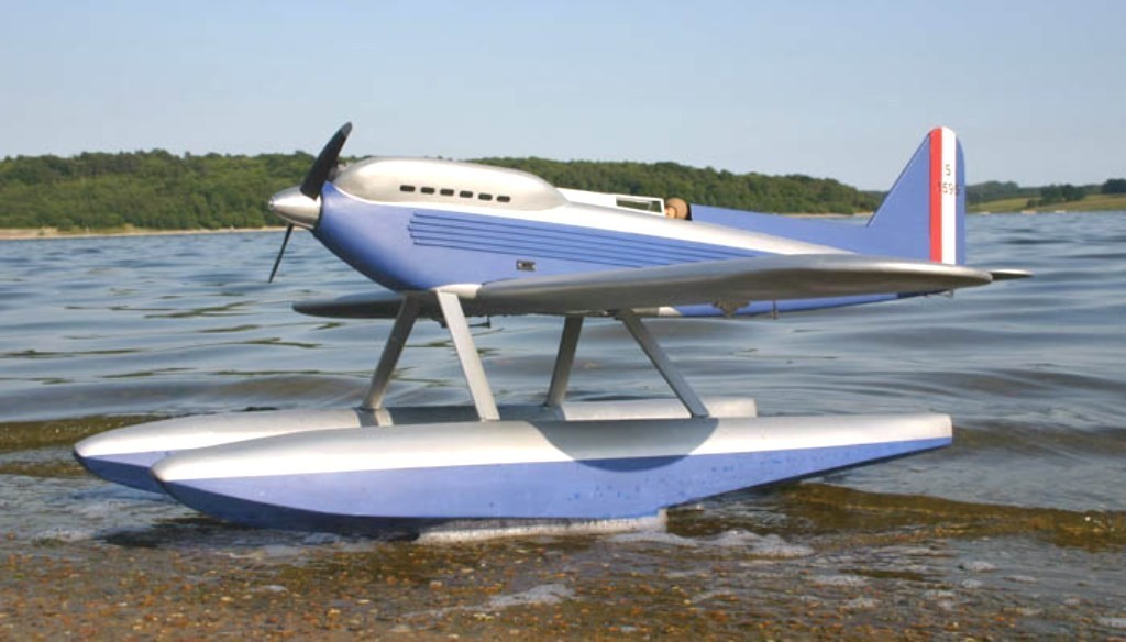 Supermarine S.6B Racing Seaplane Aircraft Wood Model Replica Small 
