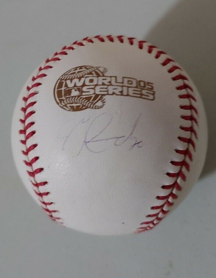 Jon Garland Autographed 2005 World Series Baseball White Sox Schwartz Sports