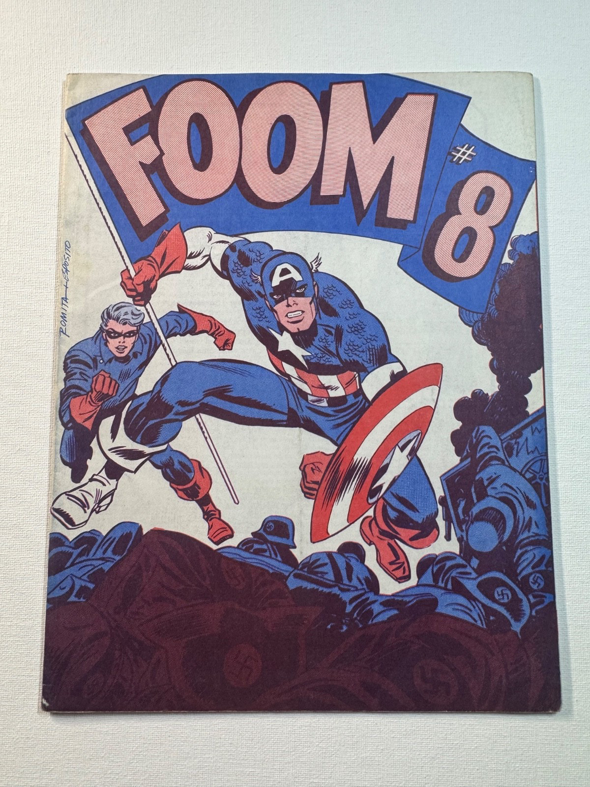 FOOM 8 Marvel Fanzine White Pages ‘74 CAPTAIN AMERICA ISSUE KIRBY & SIMON FOOM 8 Marvel Fanzine White Pages ‘74 CAPTAIN AMERICA ISSUE KIRBY & SIMON